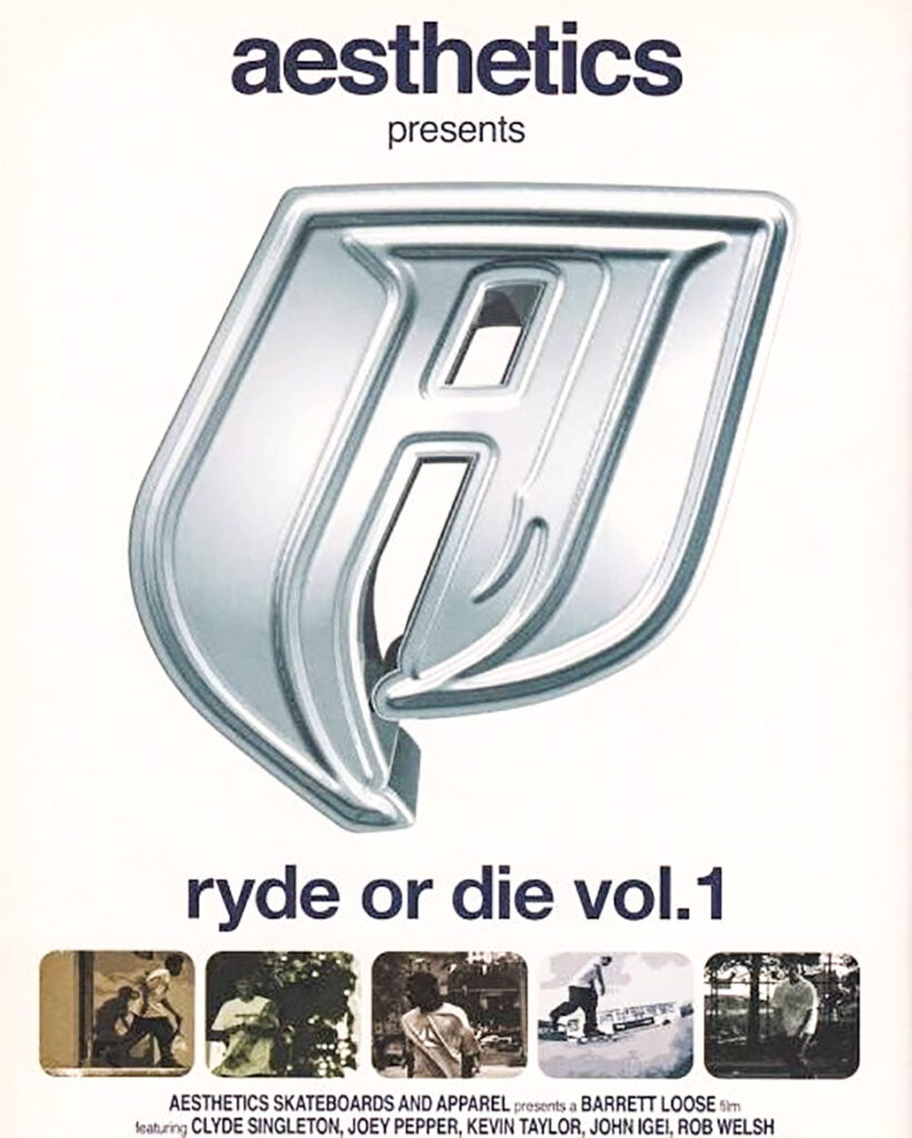 Aesthetics - Ryde Or Die Vol. 1 cover