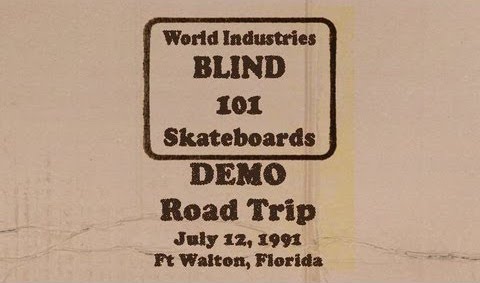 Blind / 101 / World Industries Tour 1991 cover