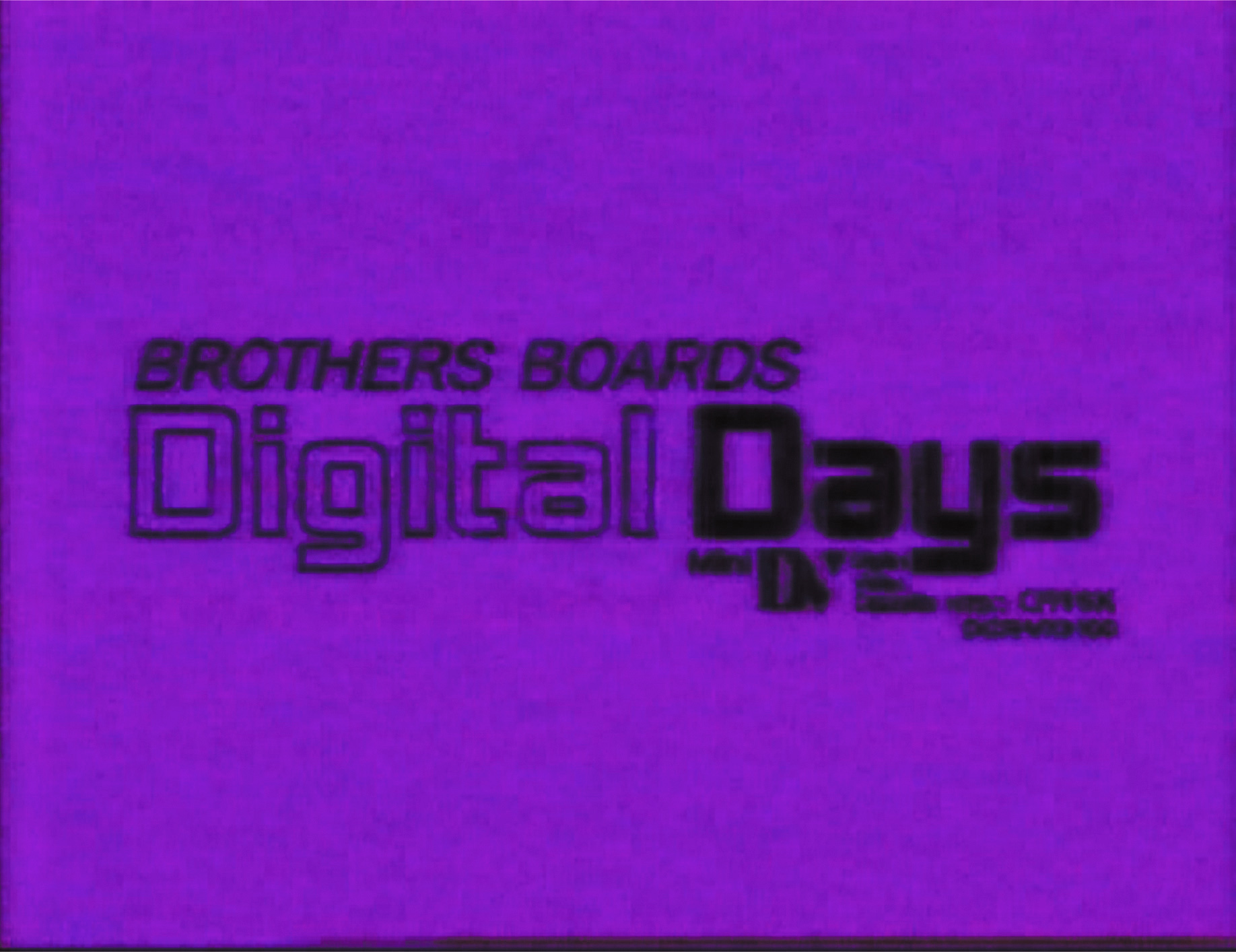 Brother Boards - Digital Days cover art