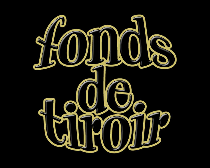 Fonds De Tiroir cover