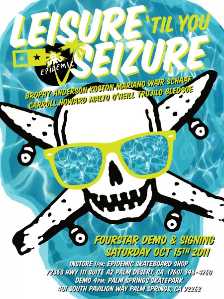 Fourstar - Leisure Till You Seizure cover