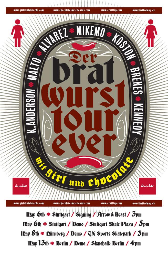 Girl / Chocolate - Der Bratwurst Tour Ever cover