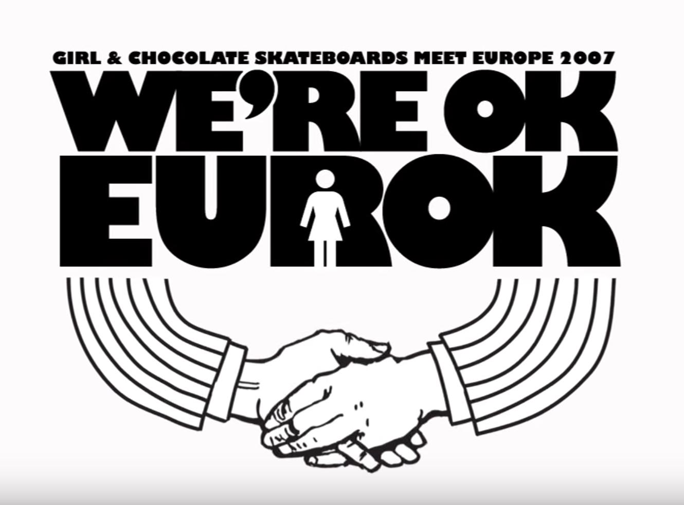Girl / Chocolate - We're OK, EurOK cover art