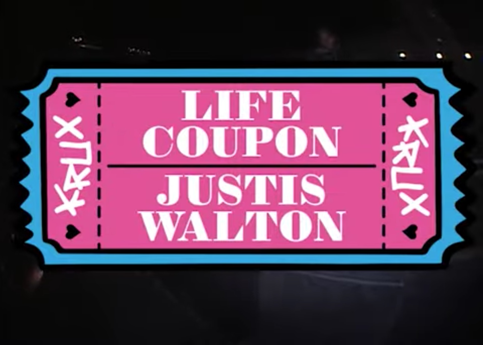 Krux - Justis Walton "Life Coupon" cover