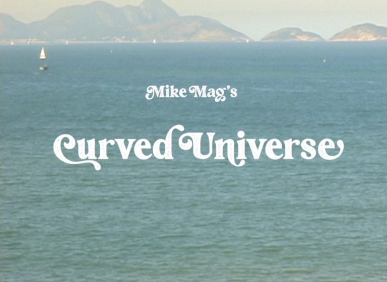 Magenta - Mike Mag's "Curved Universe" cover art