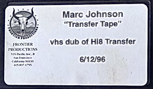Marc Johnson Transfer Tape 1996 cover