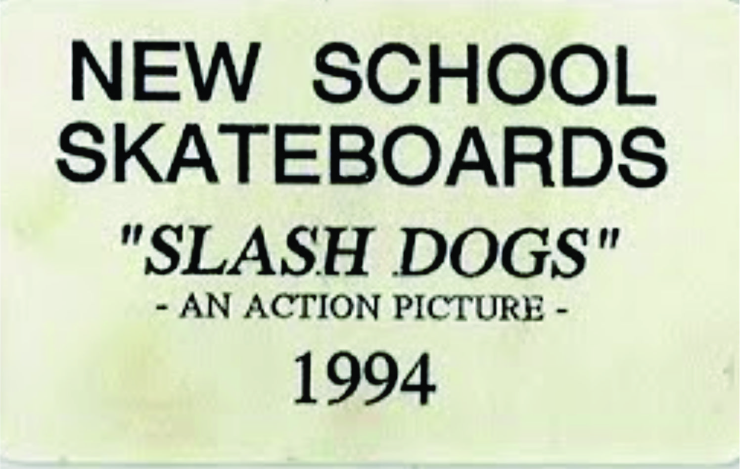 New School - Slash Dogs cover