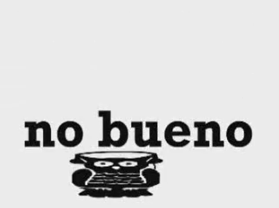 No Bueno cover