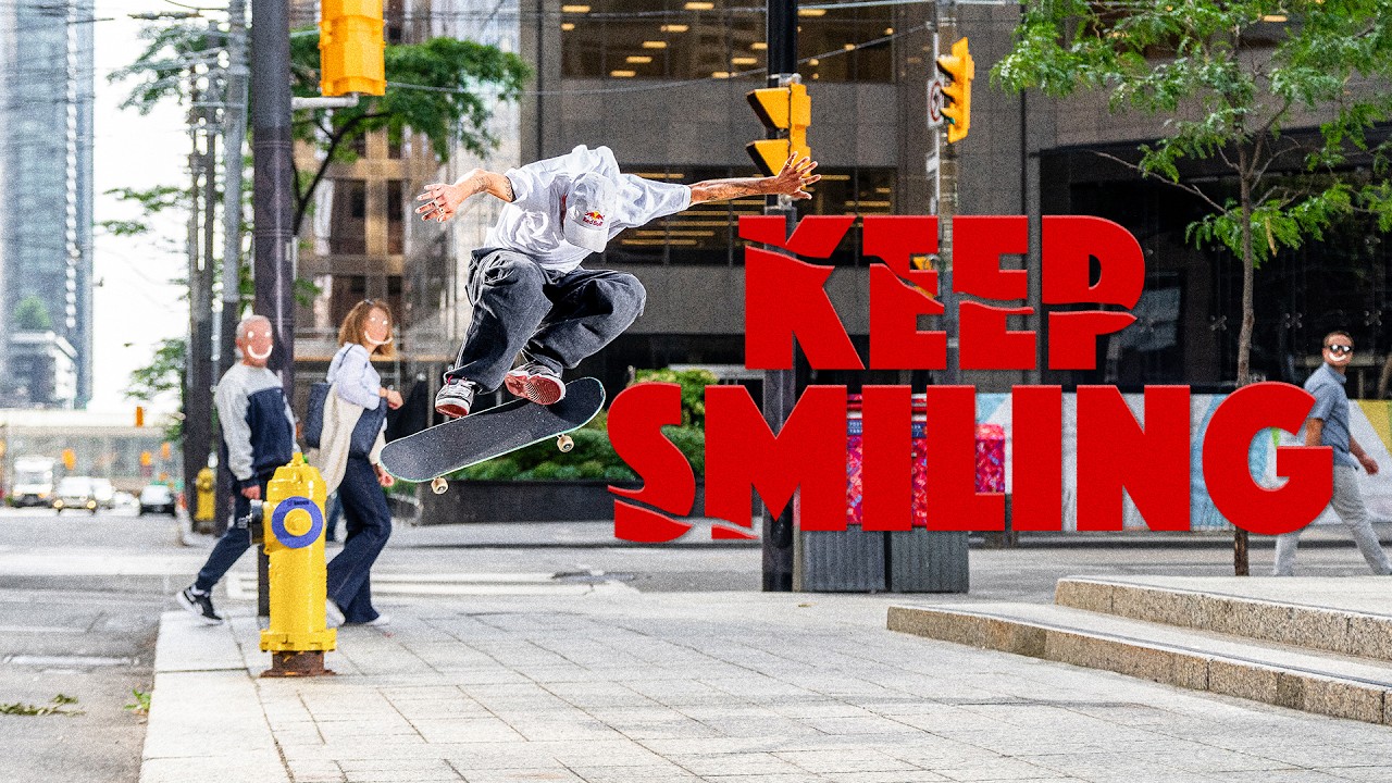 Red Bull - TJ Rogers "KEEP SMILING" cover art