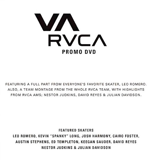 RVCA - Promo cover