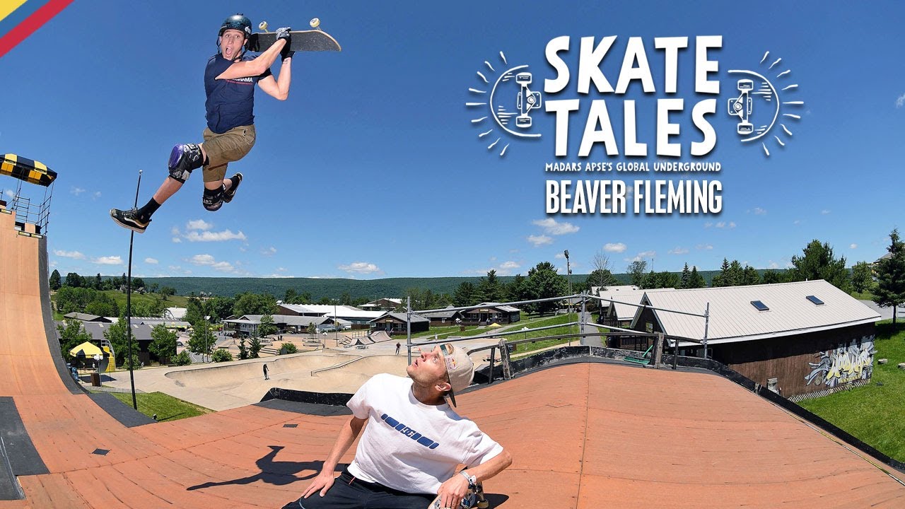 Skate Tales - Attempting The Mini Mega Ramp With Beaver Fleming (S1E5) cover art