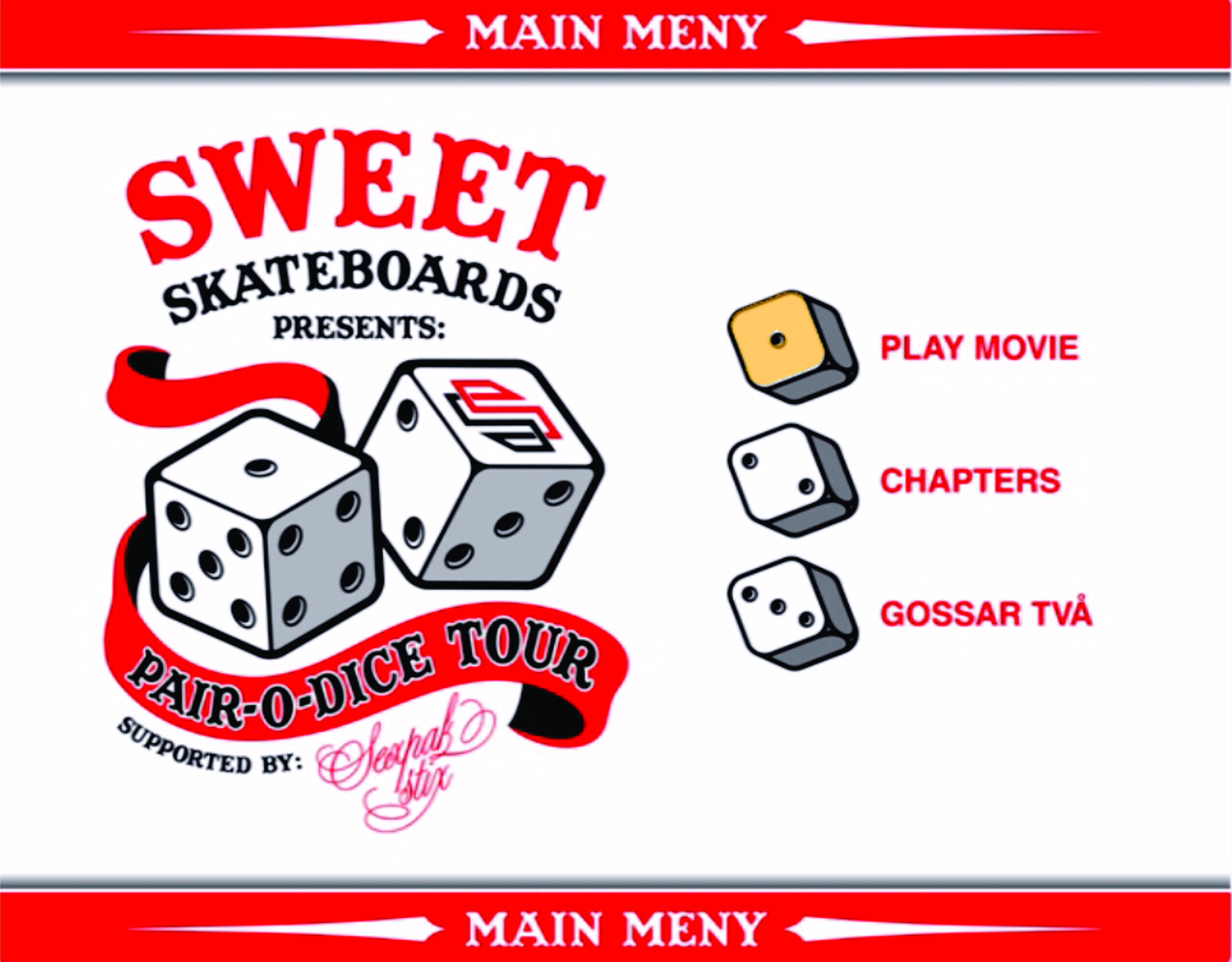 Sweet - Pair-O-Dice Tour cover art