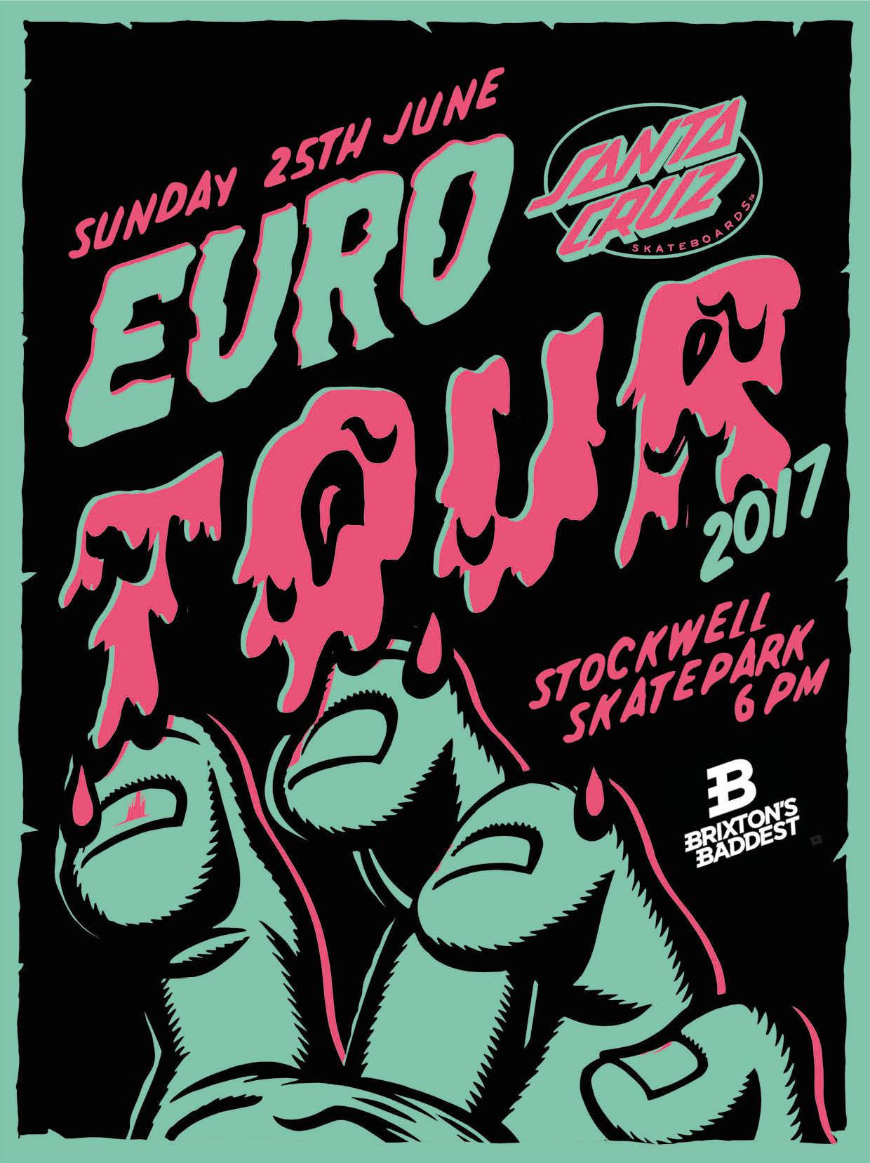 The Santa Cruz Euro Tour 2017 cover