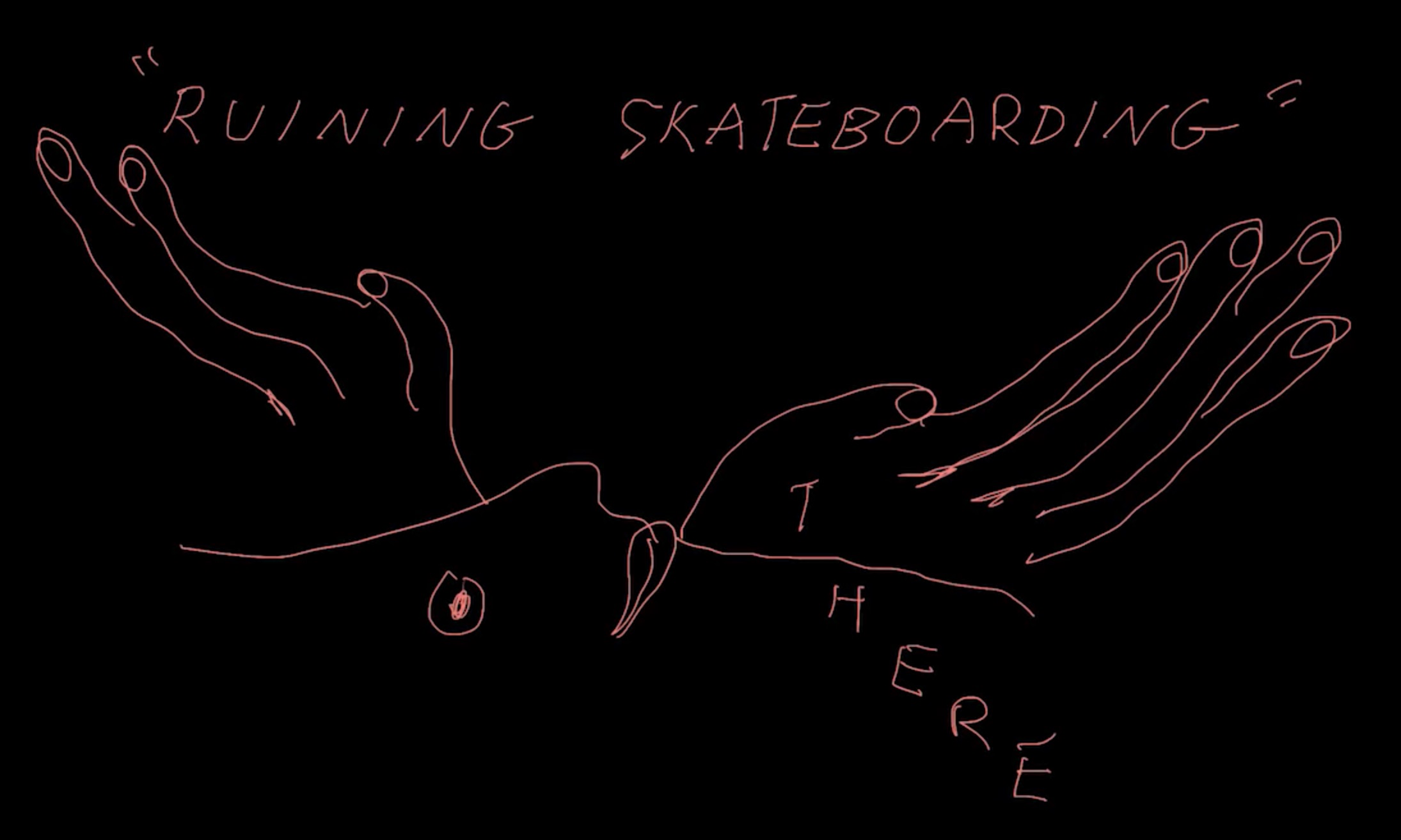 THERE - "Ruining Skateboarding" cover