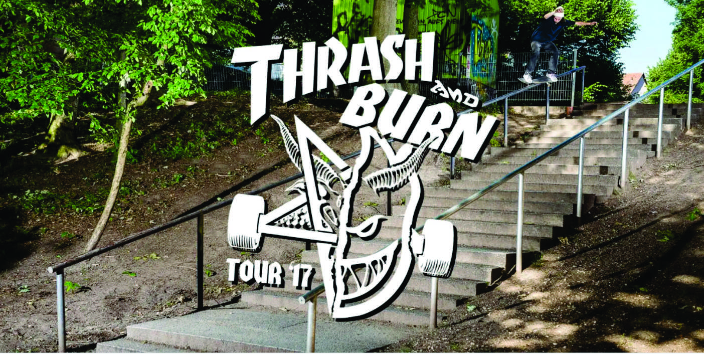 Thrash & Burn 2017 cover