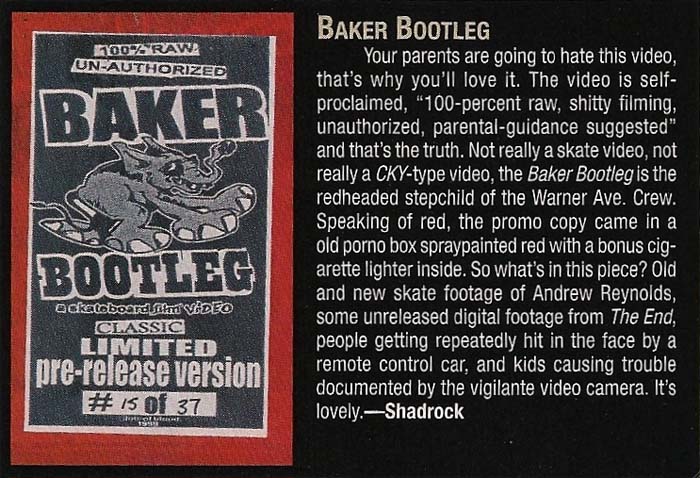 Baker Bootleg feature image
