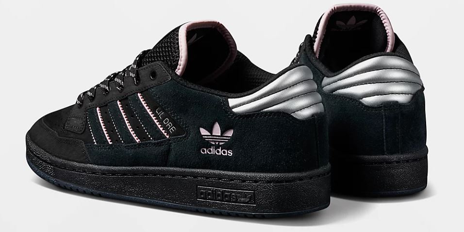 adidas gazelle silver green womens Adidas x Lil Dre Centennial 85 Low ADV Shoes - Core Black / Clear Pink main image 1